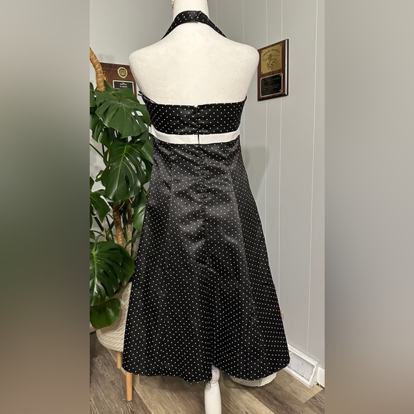 🛍️Zim Zum by Niki Livas classic black with white polkadots dress size 5-6 - Picture 5 of 11